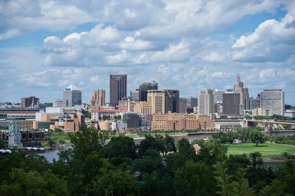 Saint Paul cityscape